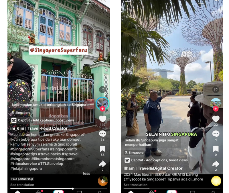 Scoot x Singapore Tourism Board Campaign